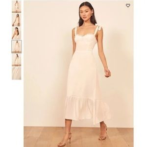 Reformation Nikita Dress in Ivory